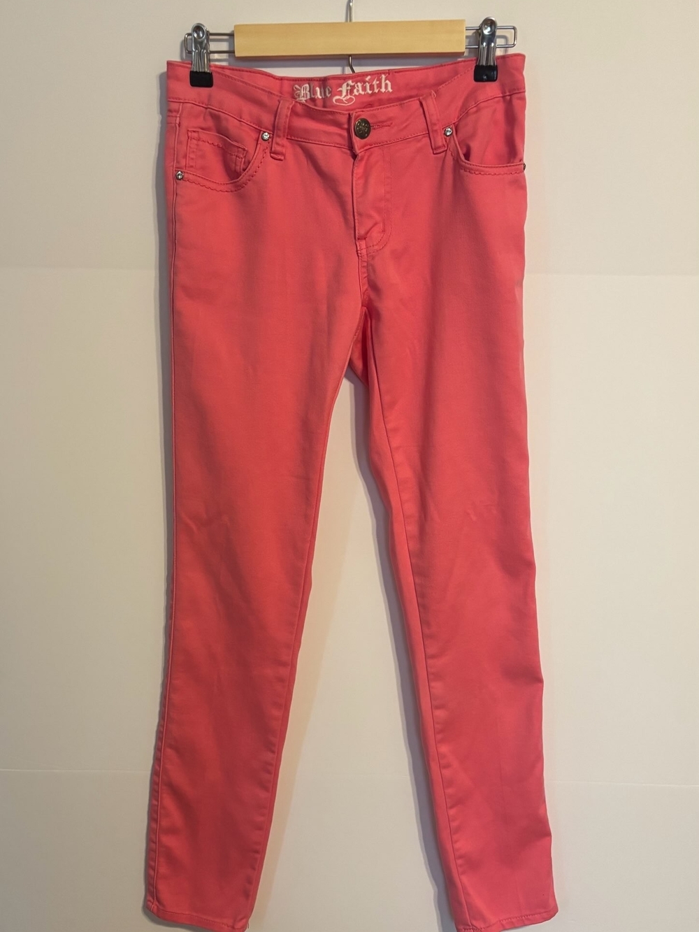Blue Faith Women’s Skinny Jeans - Hot Pink